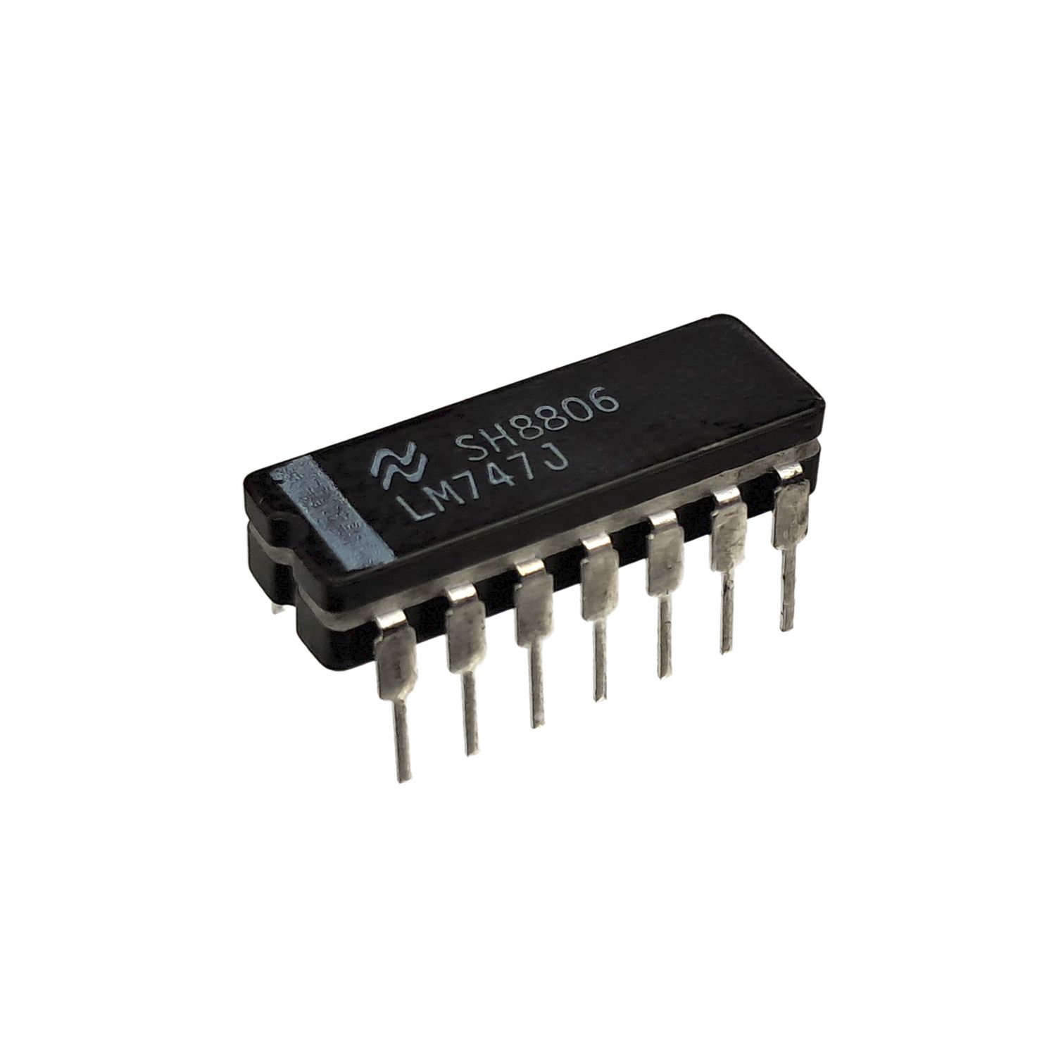 LM747J Dual Op Amp 14 Pin CDIP